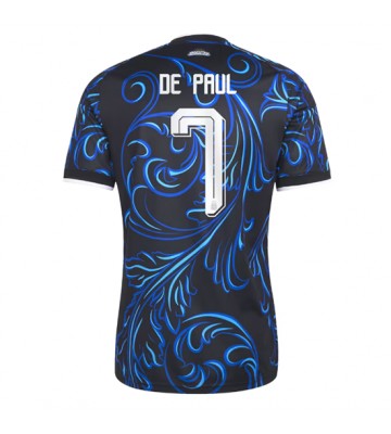 Argentina Rodrigo De Paul #7 Bortatröja VM 2026 Kortärmad